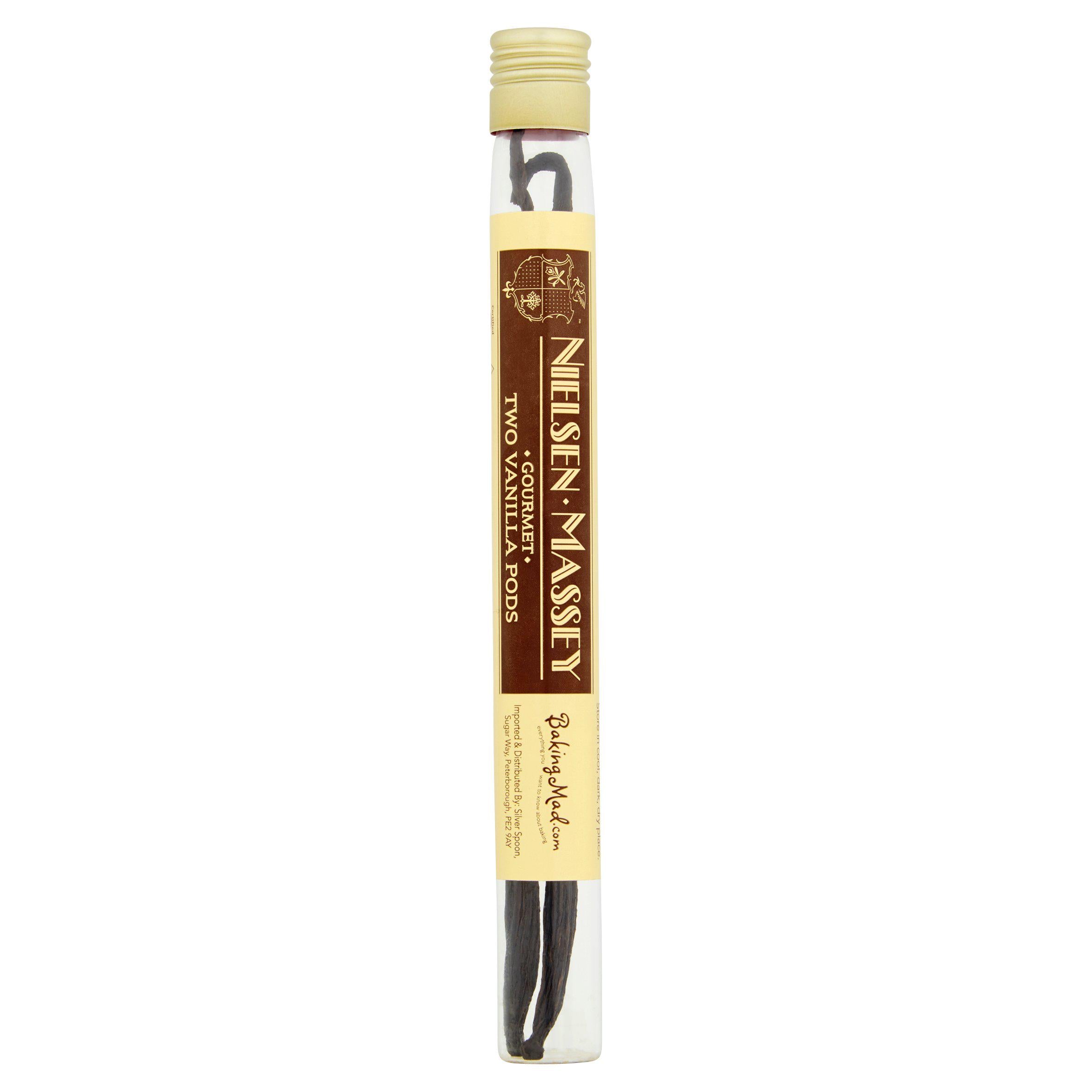 Nielsen-Massey Gourmet Vanilla Pods 2 Pack, imported from the UK