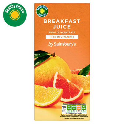 Sainsburys Sainsbury's Breakfast Juice from Concentrate 1L- Buy online at McGrocer
