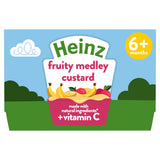 Heinz Fruity Medley Custard baby food 4x100g (British brand)