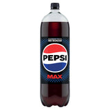 Pepsi Max no sugar cola 2L plastic bottle (British brand)