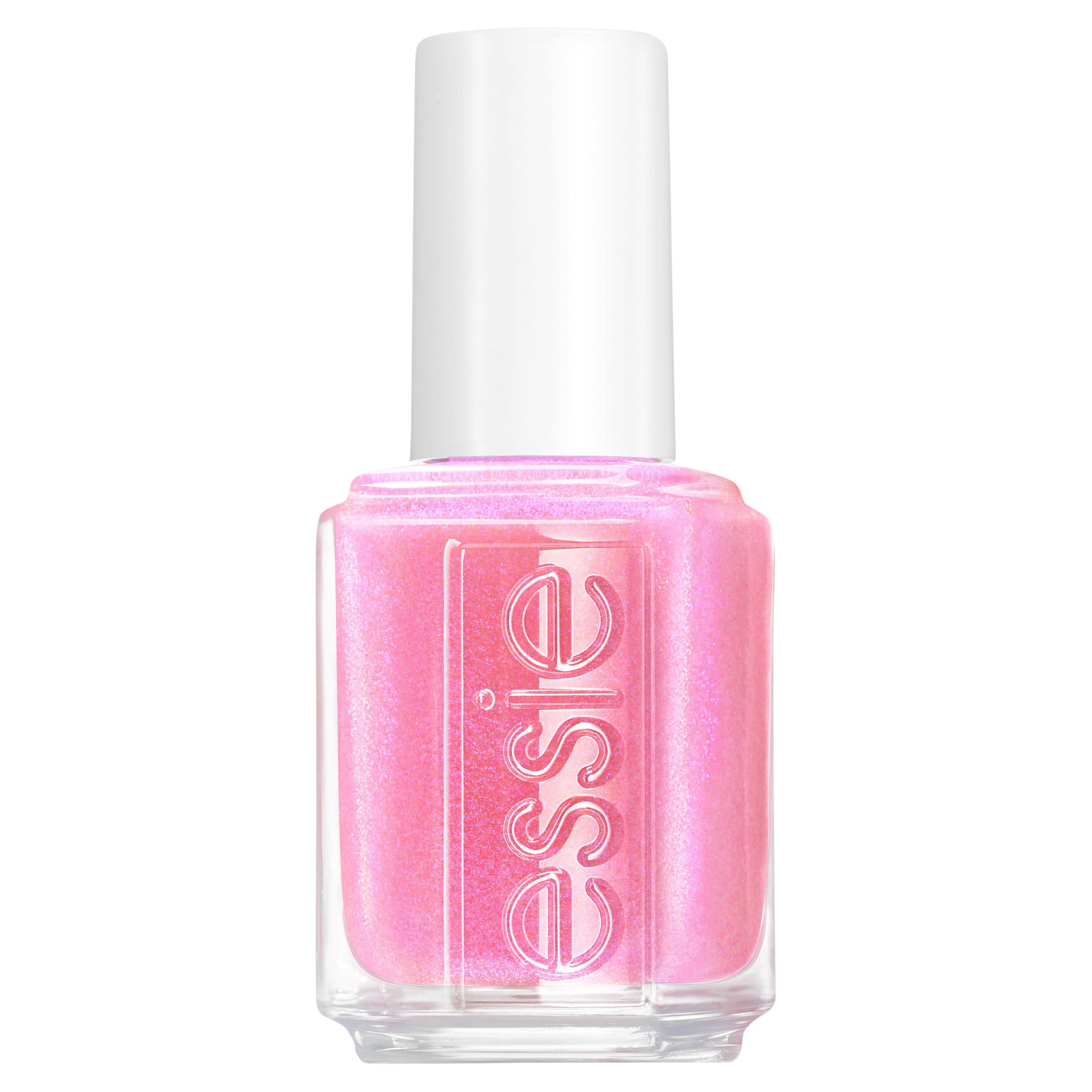 Essie Pixel Pearl Polish Astral Aura pink chrome topcoat - British product