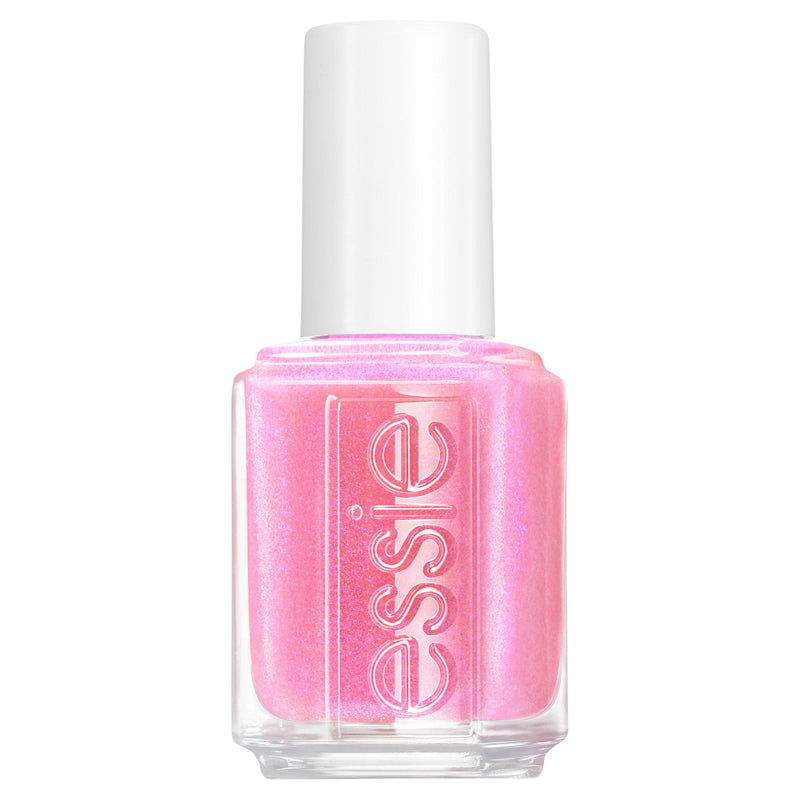 Essie Pixel Pearl Polish Astral Aura pink chrome topcoat - British product