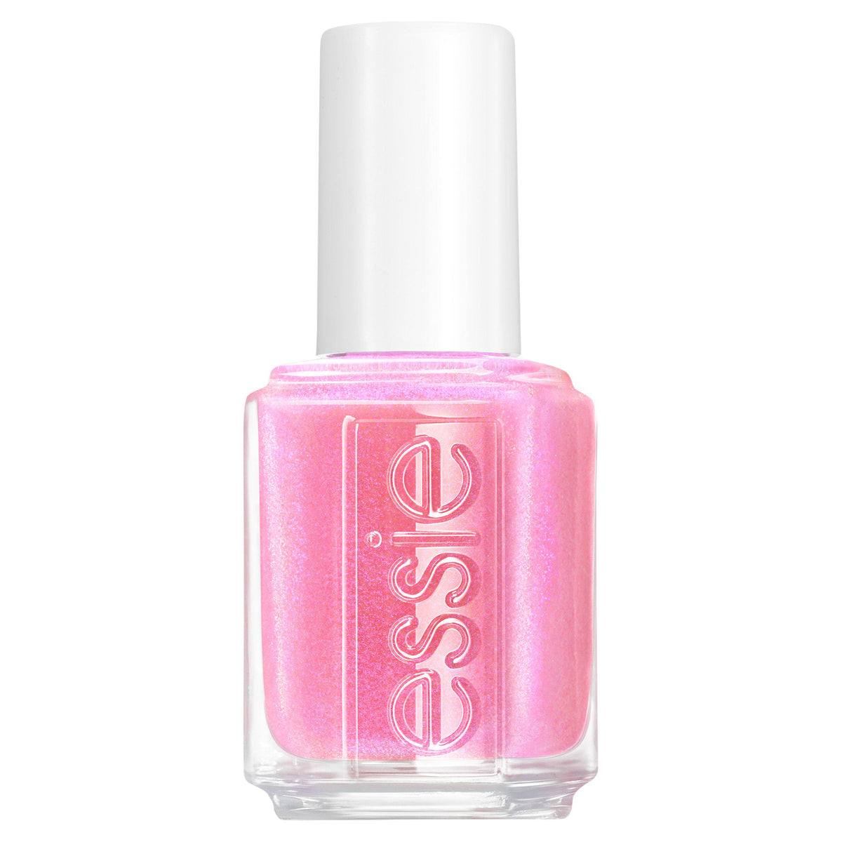 Essie Pixel Pearl Polish Astral Aura pink chrome topcoat - British product
