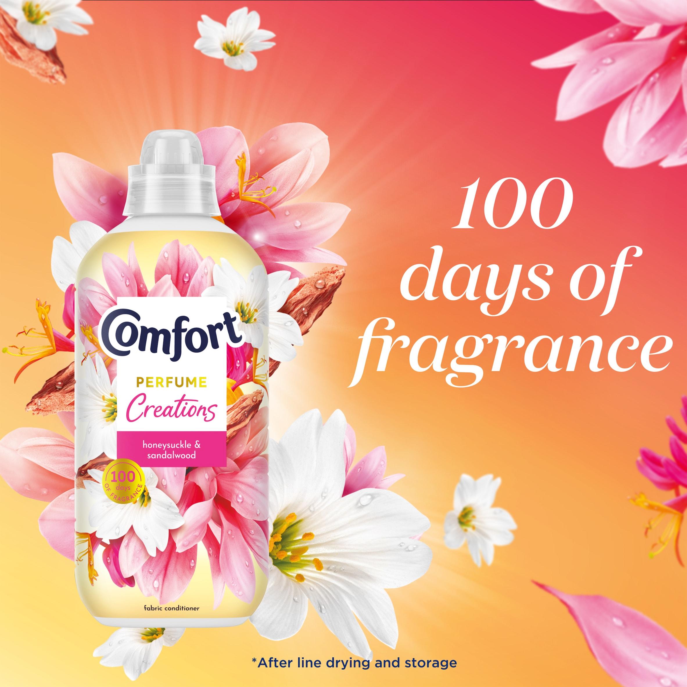 Comfort Creations fabric conditioner Honeysuckle & Sandalwood 1440ml - British product