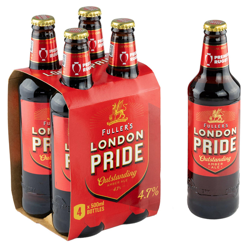 Fuller's London Pride amber ale beer bottles 4x500ml (British brand)