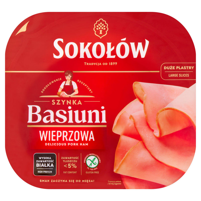 Sokolow Grandma's Ham cooked smoked 140g, UK version