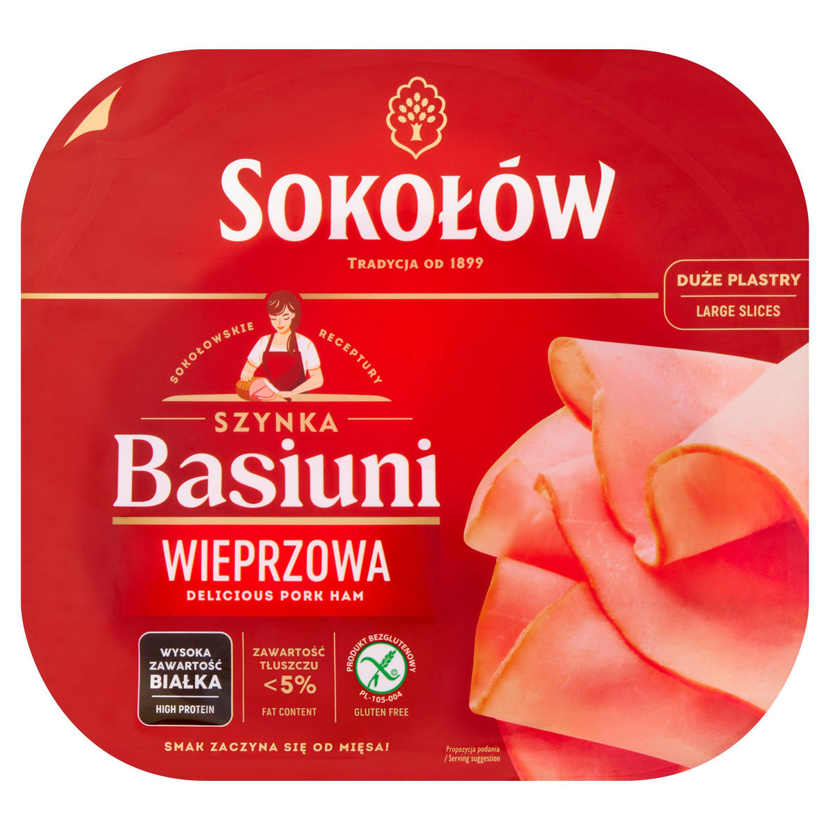 Sokolow Grandma's Ham cooked smoked 140g, UK version