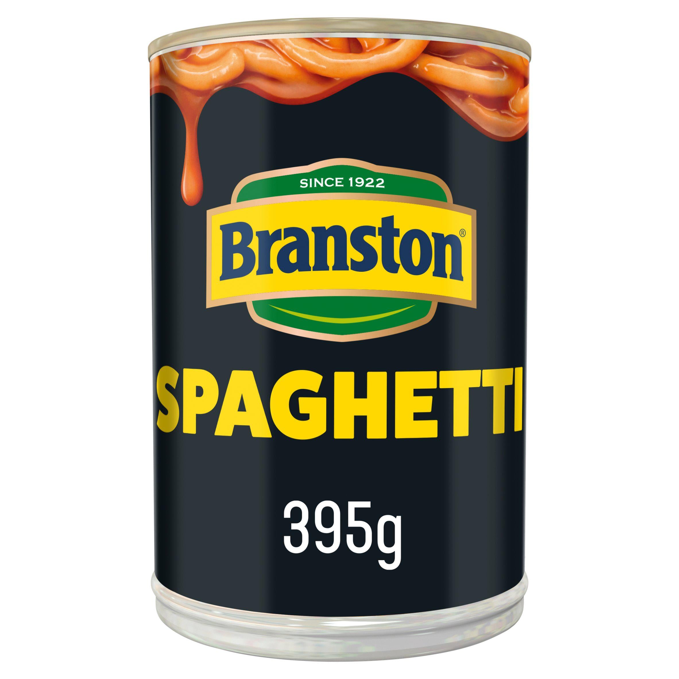 Branston spaghetti in rich tomatoey sauce 395g - British product