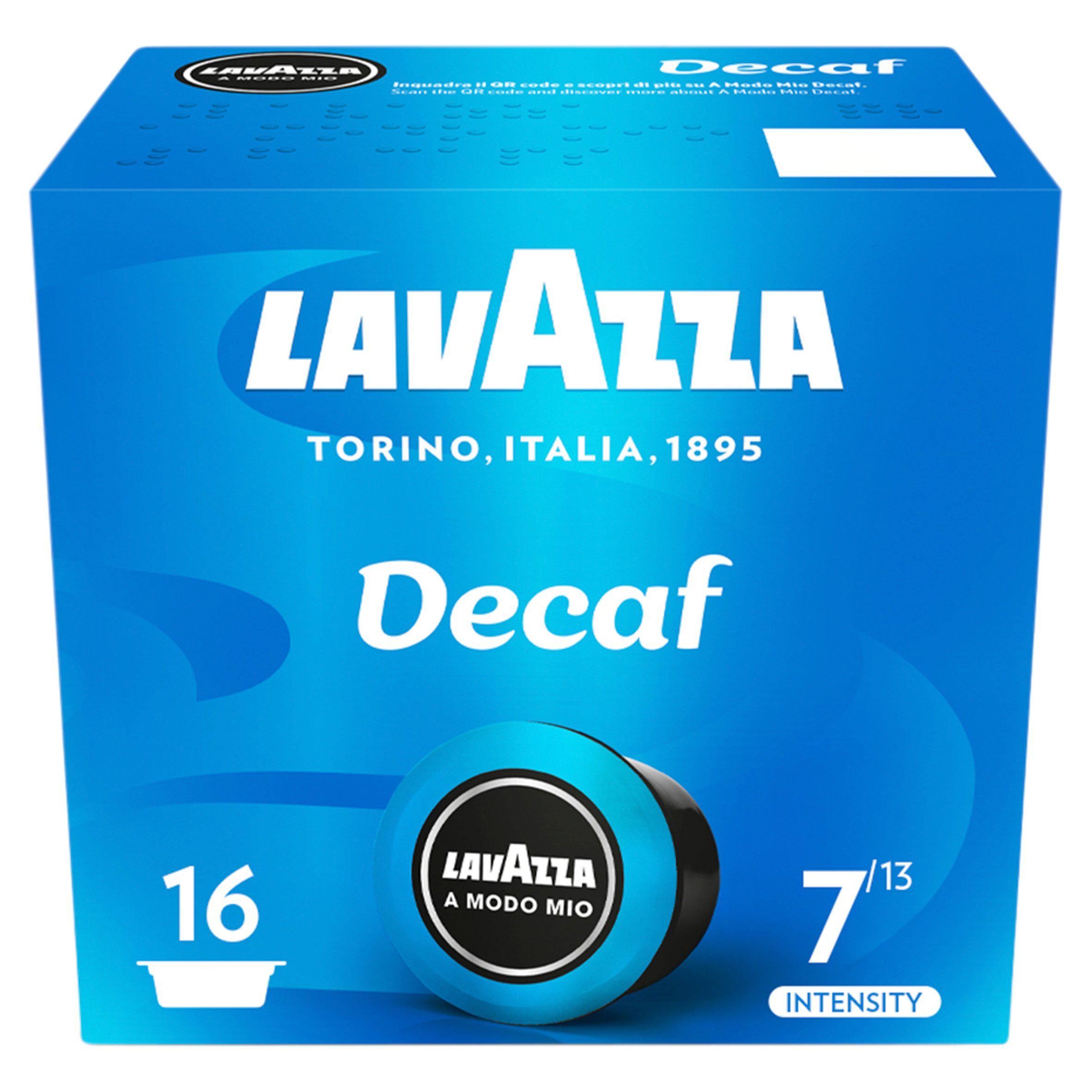 Lavazza Dek Decaf coffee capsules 16 pack, UK version