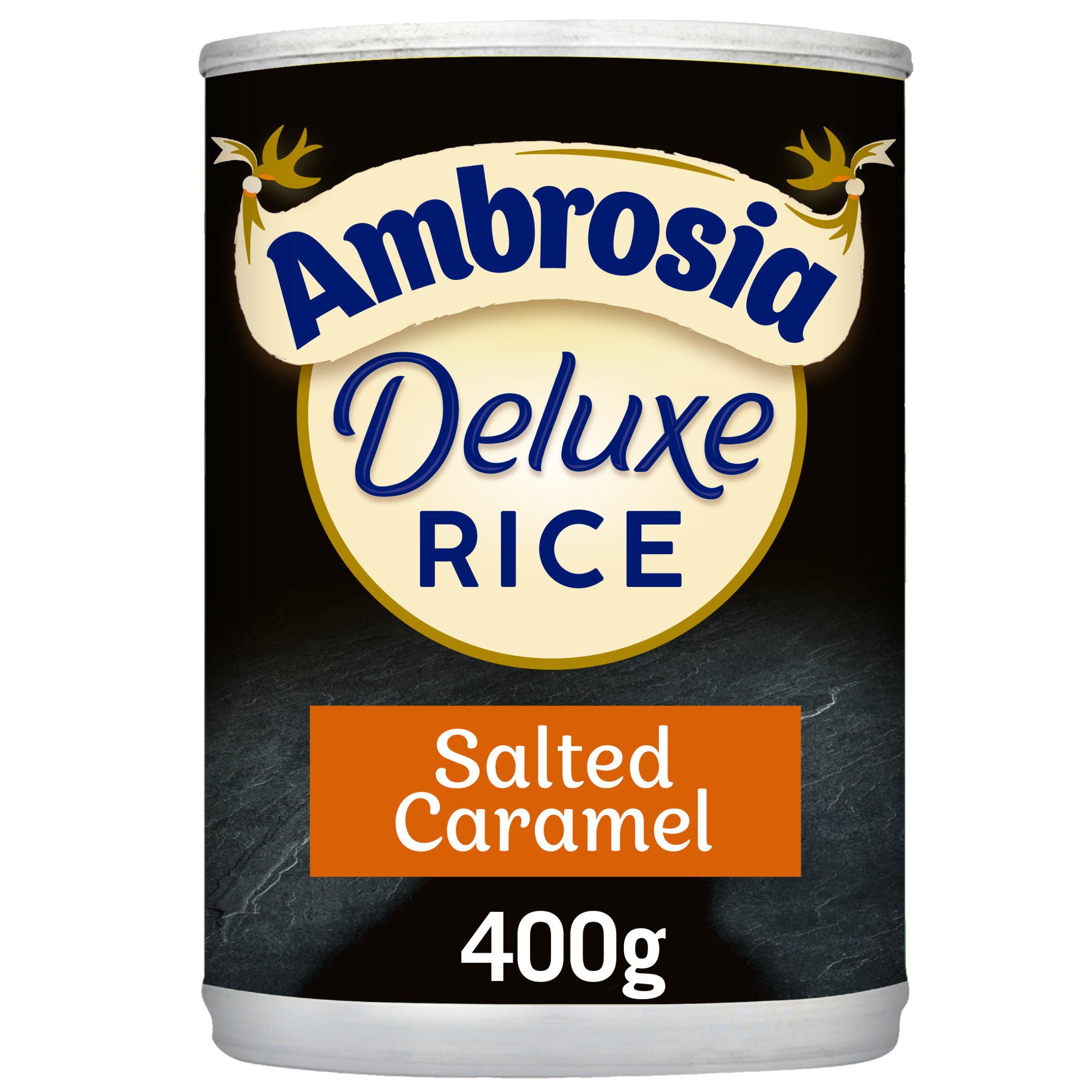 Ambrosia rice pudding salted caramel 400g can (British brand)