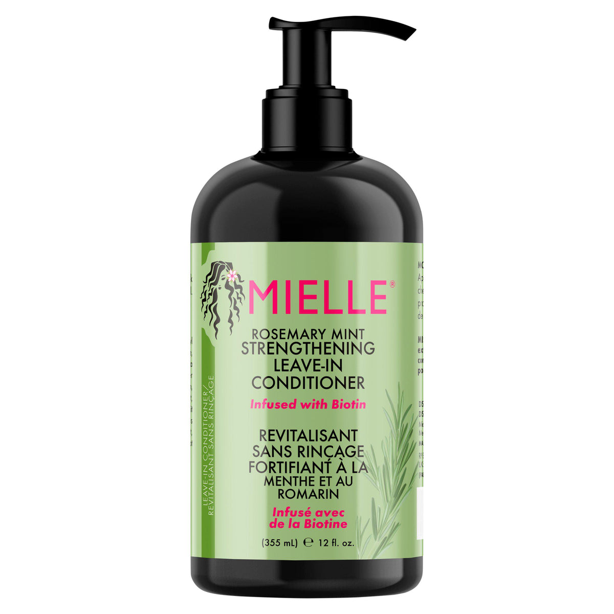 Mielle Rosemary Mint Strengthening Leave in Conditioner 355ml, imported from the UK