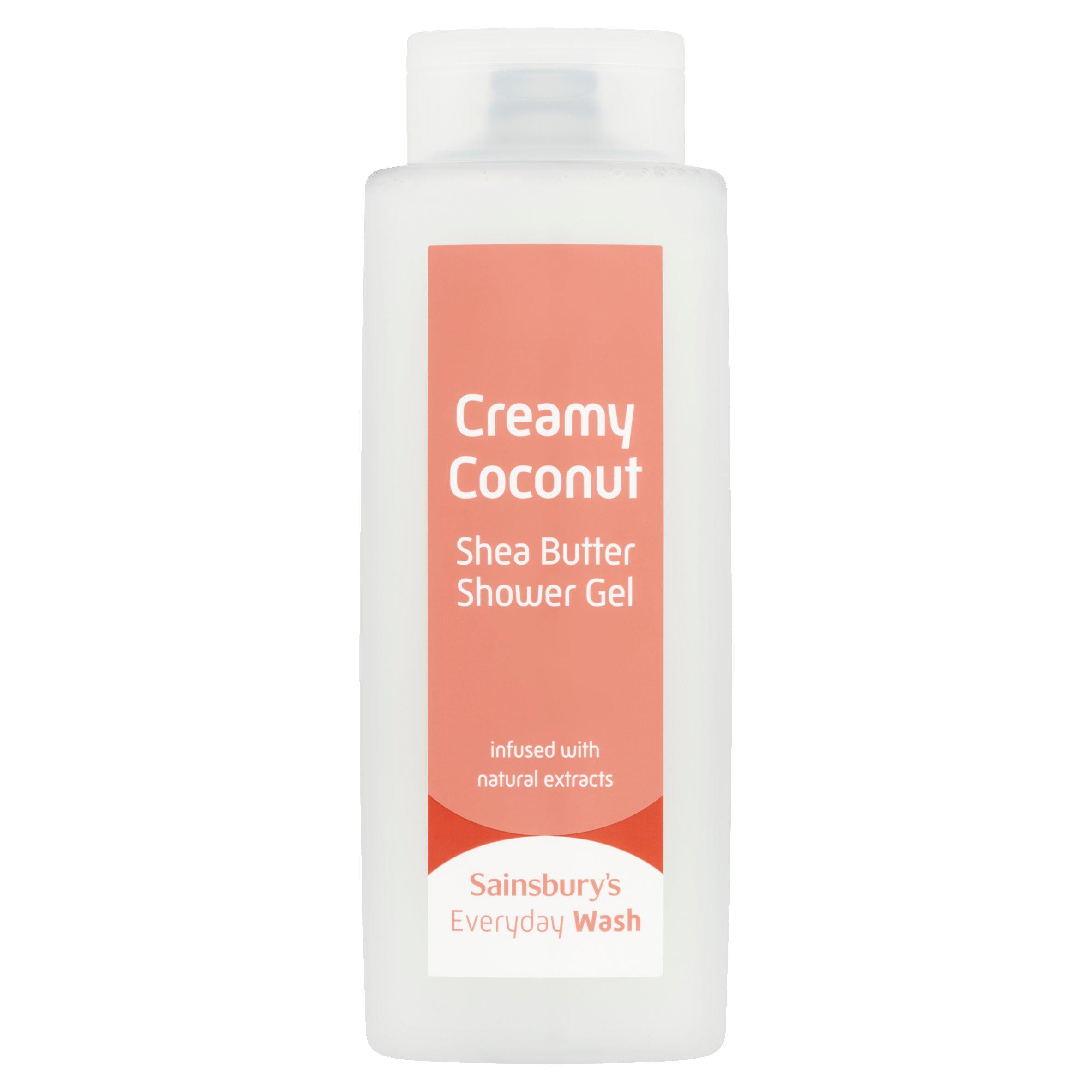 Sainsbury's Coconut Shea Butter Shower Gel 500ml (British brand)