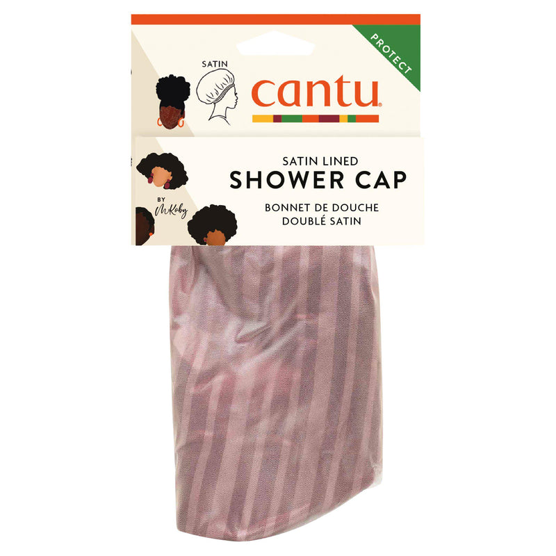 Cantu satin lined shower cap large size - British product