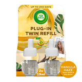 Air Wick air freshener plug-in refill Sweet Vanilla 2 x 19ml, imported from the UK