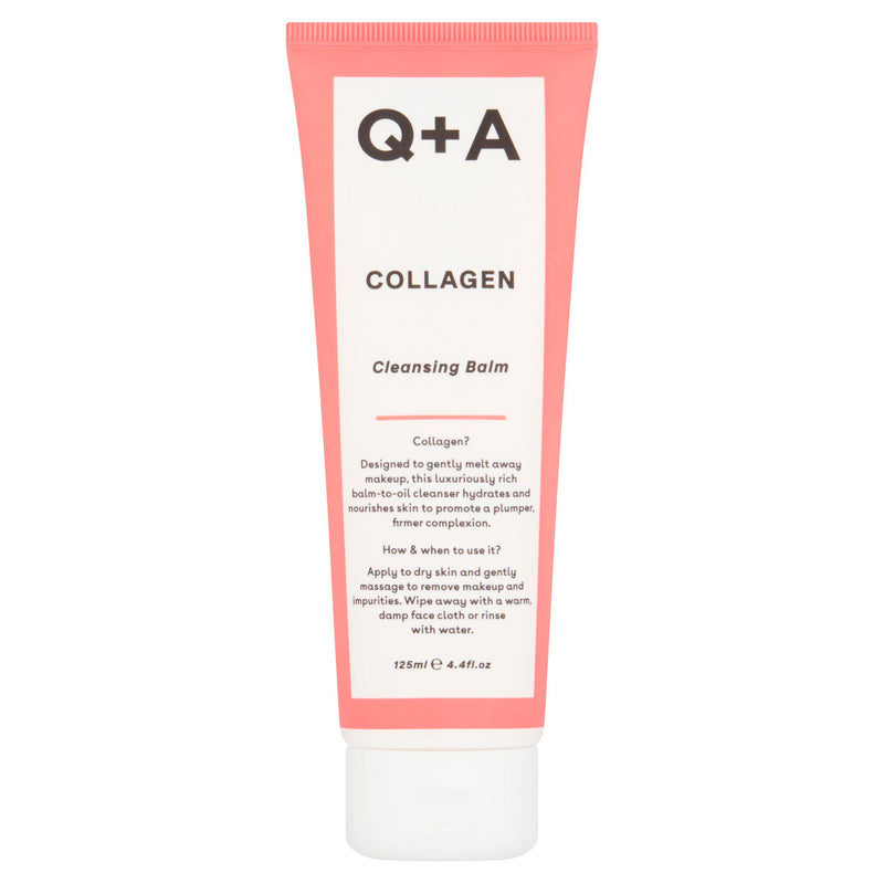 Q+A collagen cleansing balm 125ml (British brand)