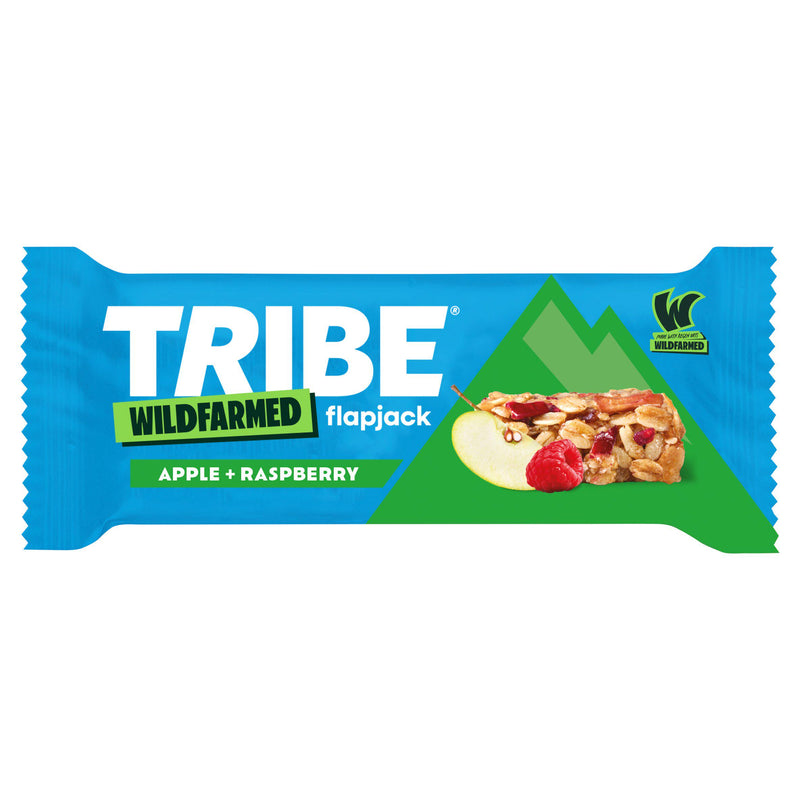 Tribe Flapjack Apple and Raspberry 50g (British brand)