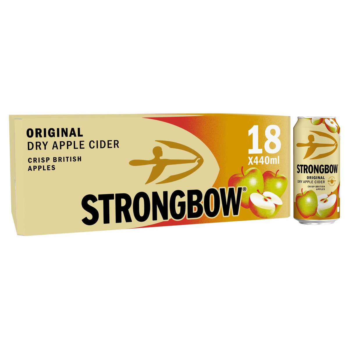 Strongbow Original cider cans 18x440ml - British product