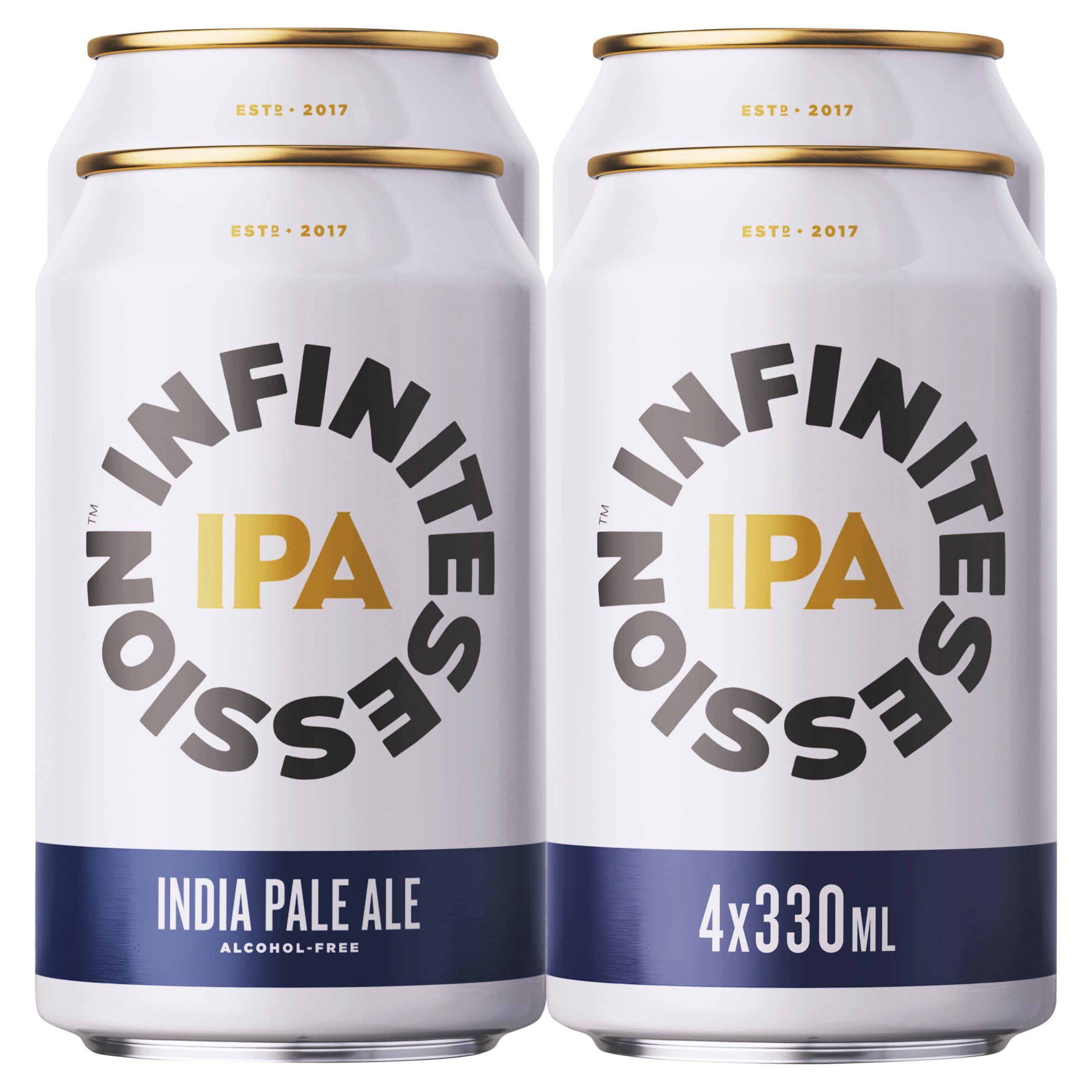 Infinite Session low alcohol IPA 4x330ml cans - British product