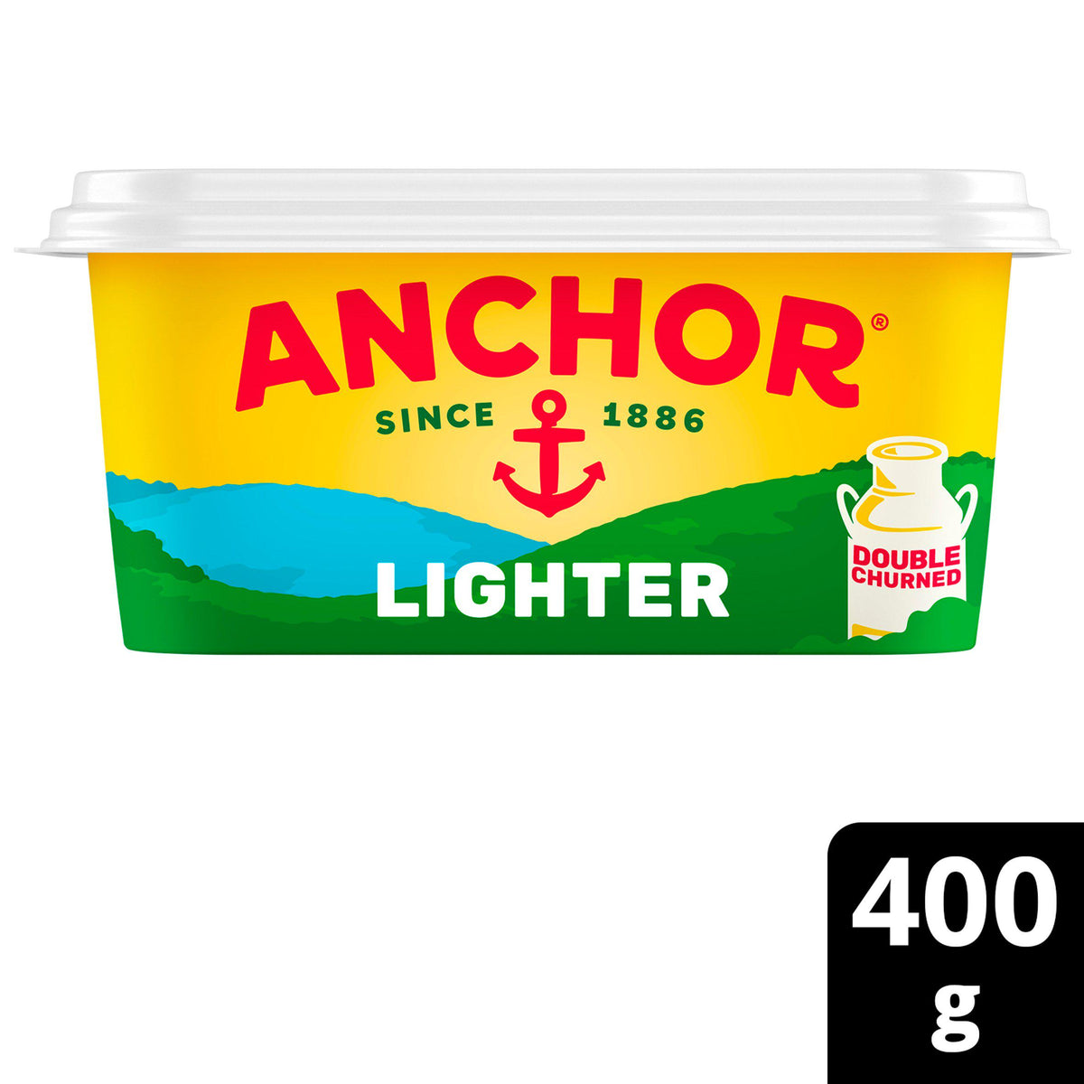 Anchor Lighter Spreadable blend butter rapeseed oil 400g, UK version