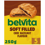 Belvita soft baked bars chocolate hazelnut 5x50g, UK version