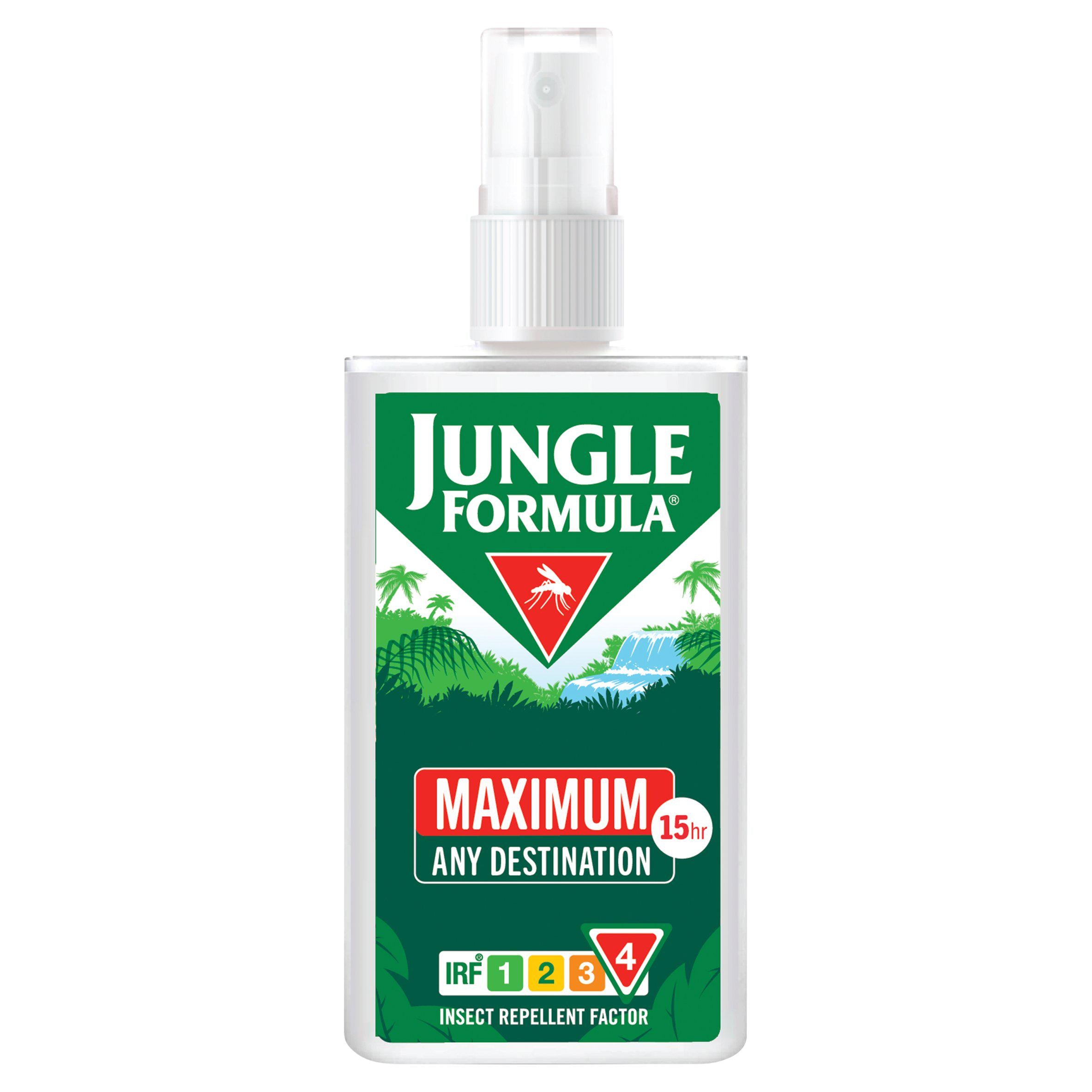Jungle Formula Maximum Pump Spray insect repellent 90ml, UK version