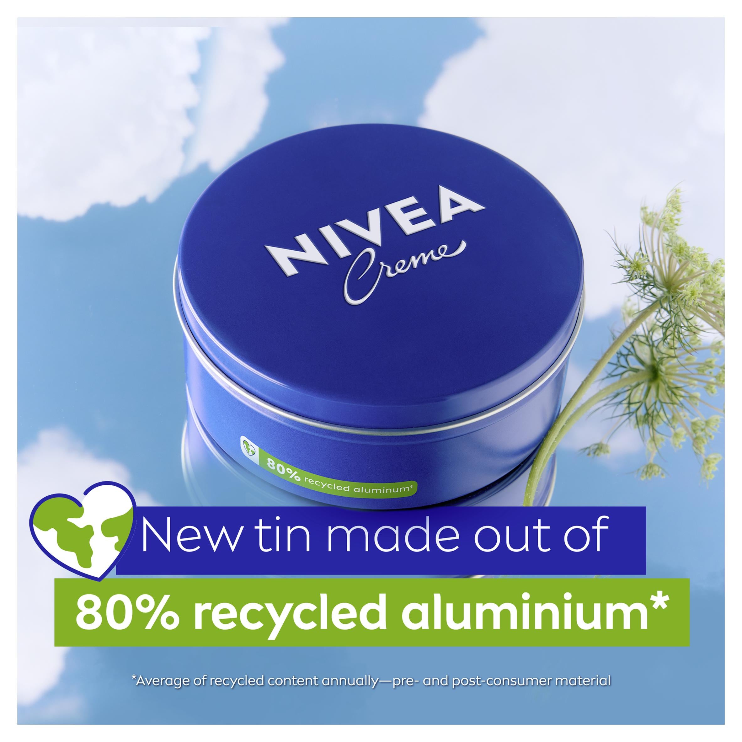 Nivea Creme moisturiser for face body and hands 400ml (British brand)