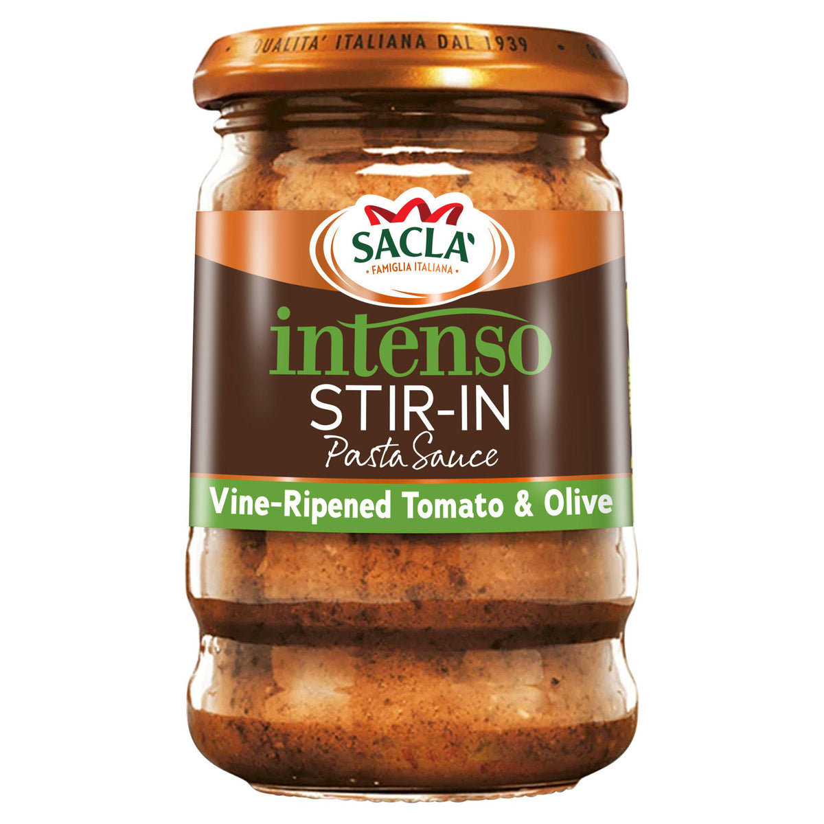 Sacla stir in olive and tomato sauce 190g - British product