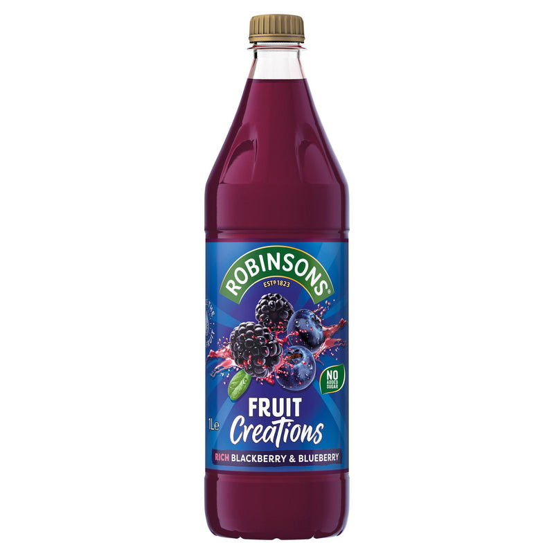 Robinsons blackberry blueberry squash 1L, imported from the UK
