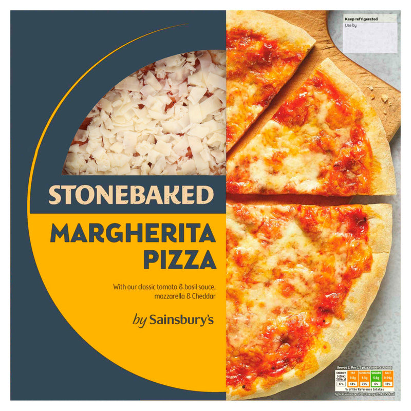 Sainsbury's Margherita pizza 265g (British brand)