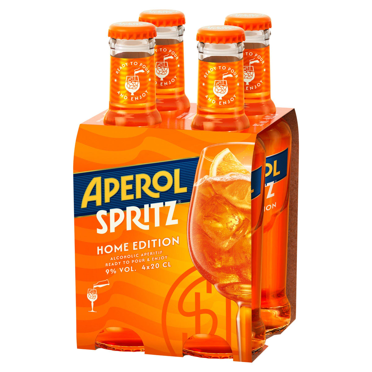 Aperol Spritz Ready to Serve Aperitivo Drink Multipack 4 x 20cl