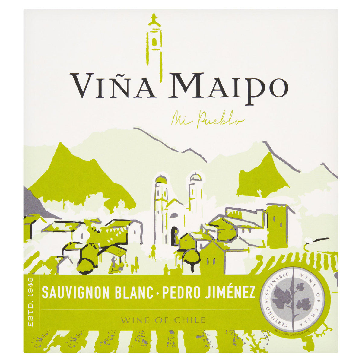 Viña Maipo Sauvignon Blanc Pedro Ximénez white wine 225cl - British product