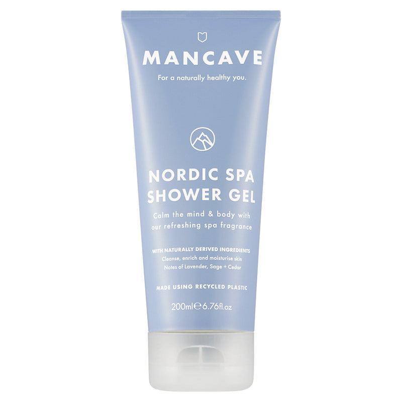 ManCave Nordic Spa Shower Gel 200ml, imported from the UK