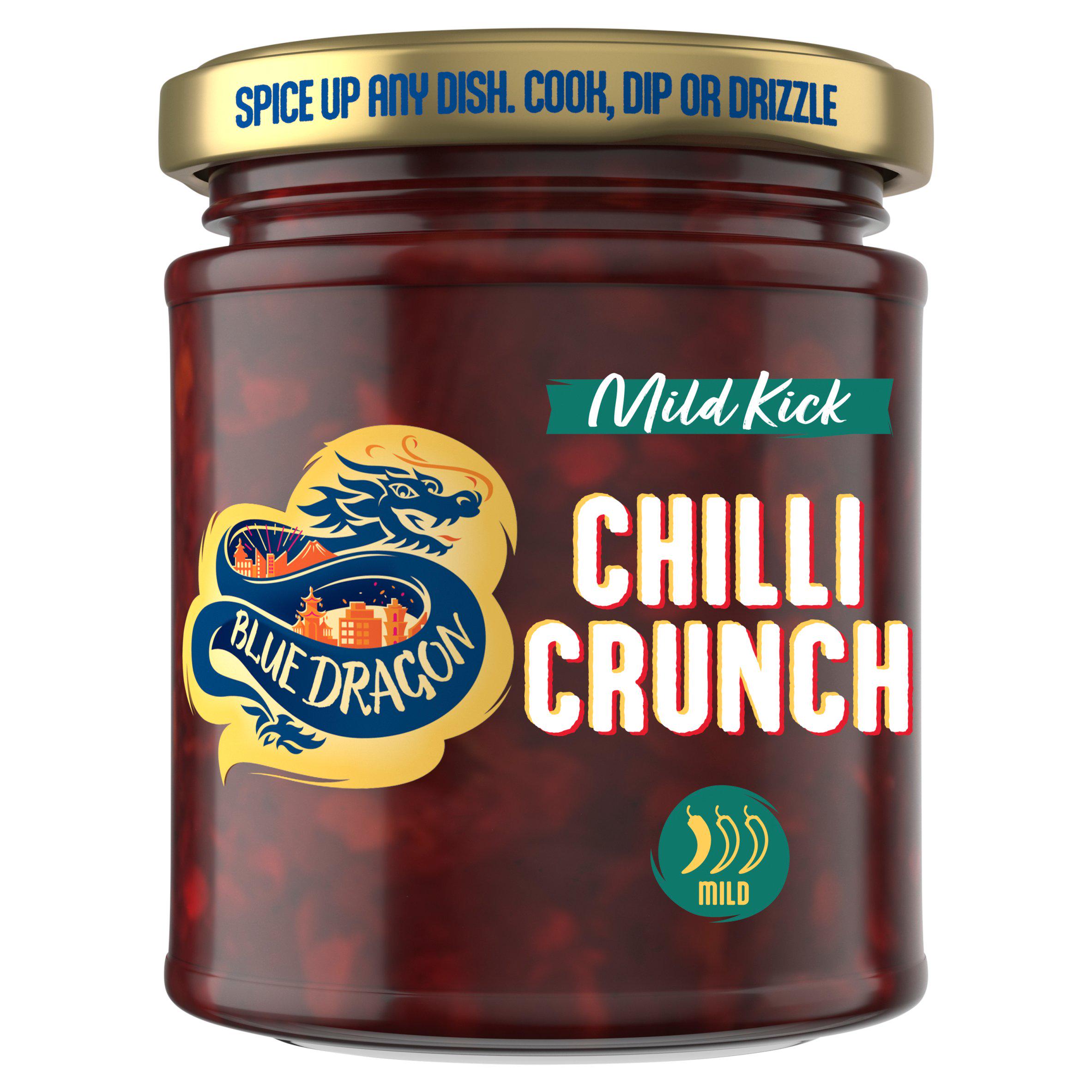 Blue Dragon chilli crunch garlic oil 180g - British product