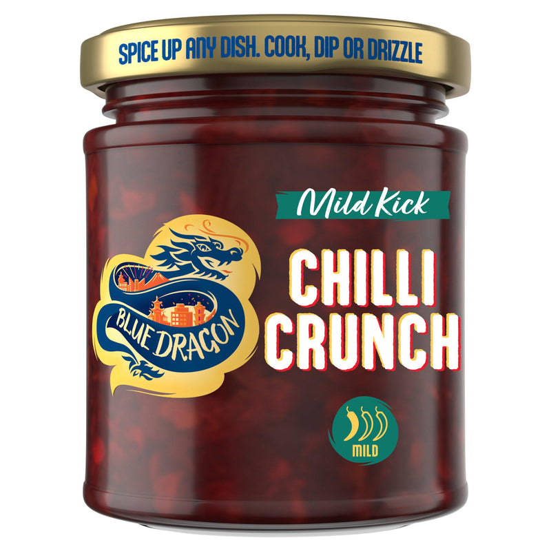 Blue Dragon chilli crunch garlic oil 180g - British product