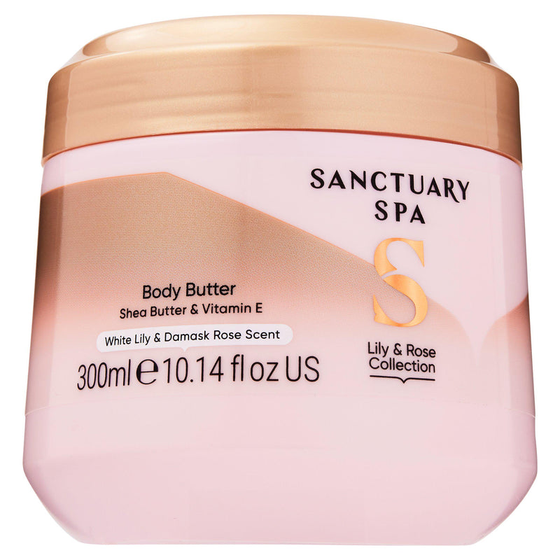 Sanctuary Spa Lily & Rose Body Butter 300ml, UK version