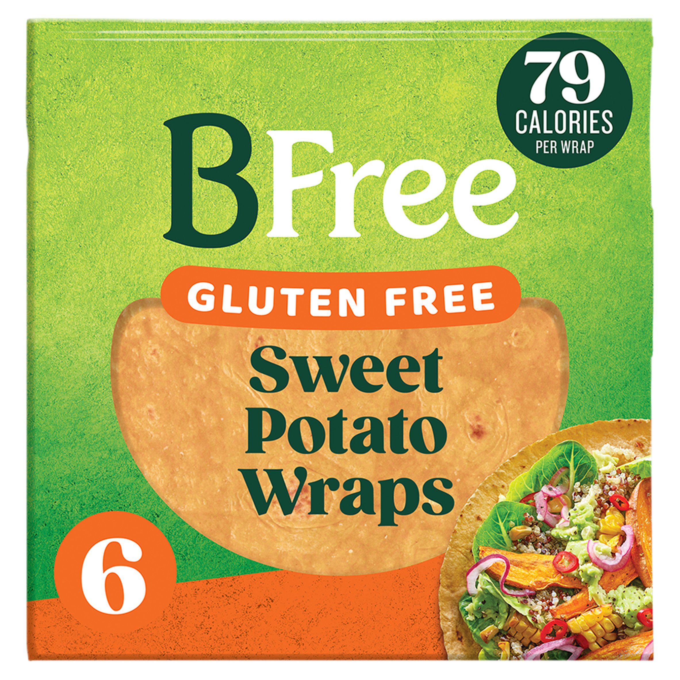 BFree sweet potato wraps 6-pack, UK version