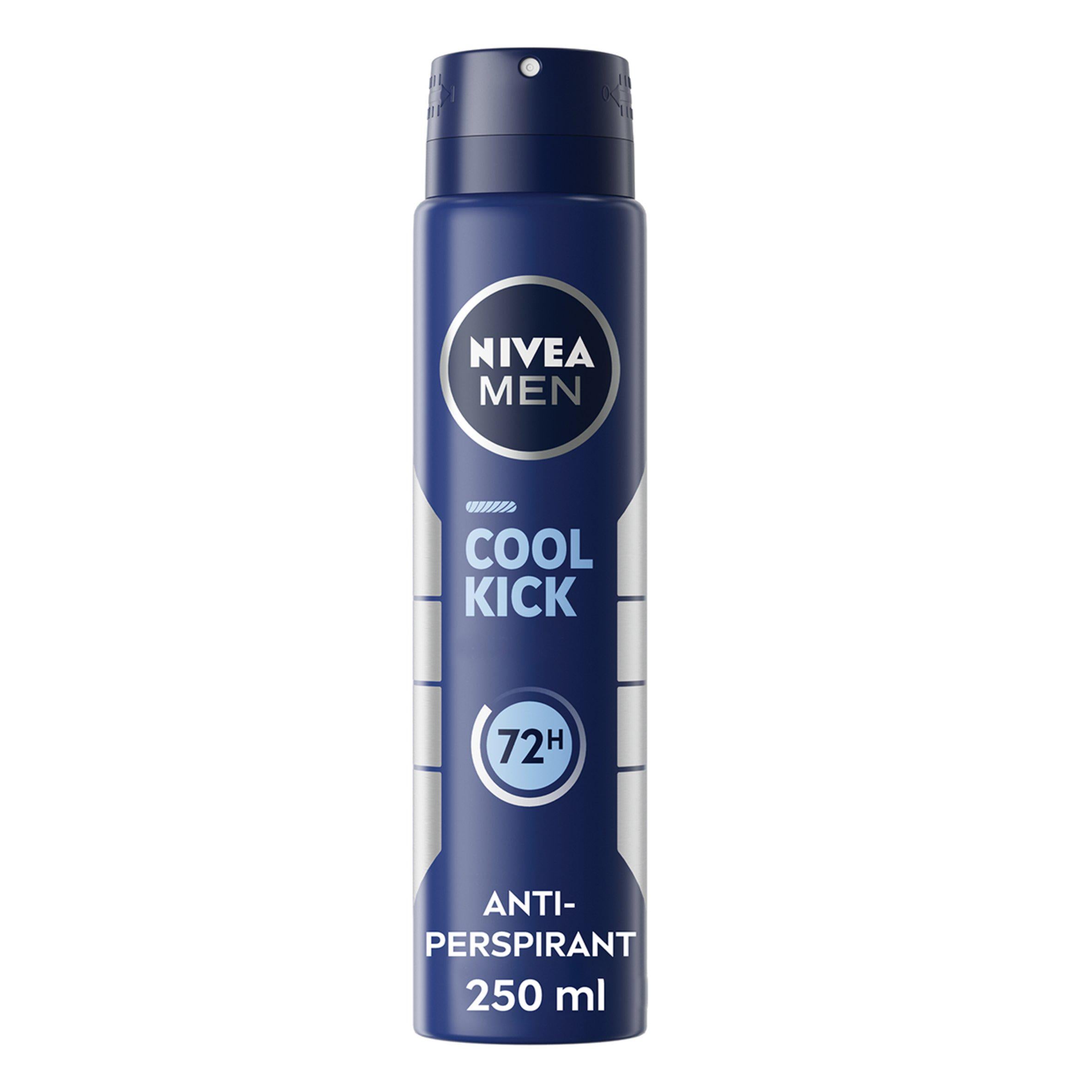 Nivea Cool Kick anti-perspirant spray 250ml (British brand)