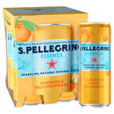 San Pellegrino Essenza sparkling water tangerine strawberry 4x330ml, imported from the UK
