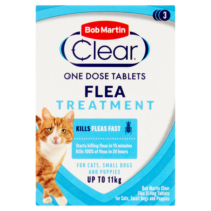 Bob Martin flea tablets for cats 3 pack, UK version