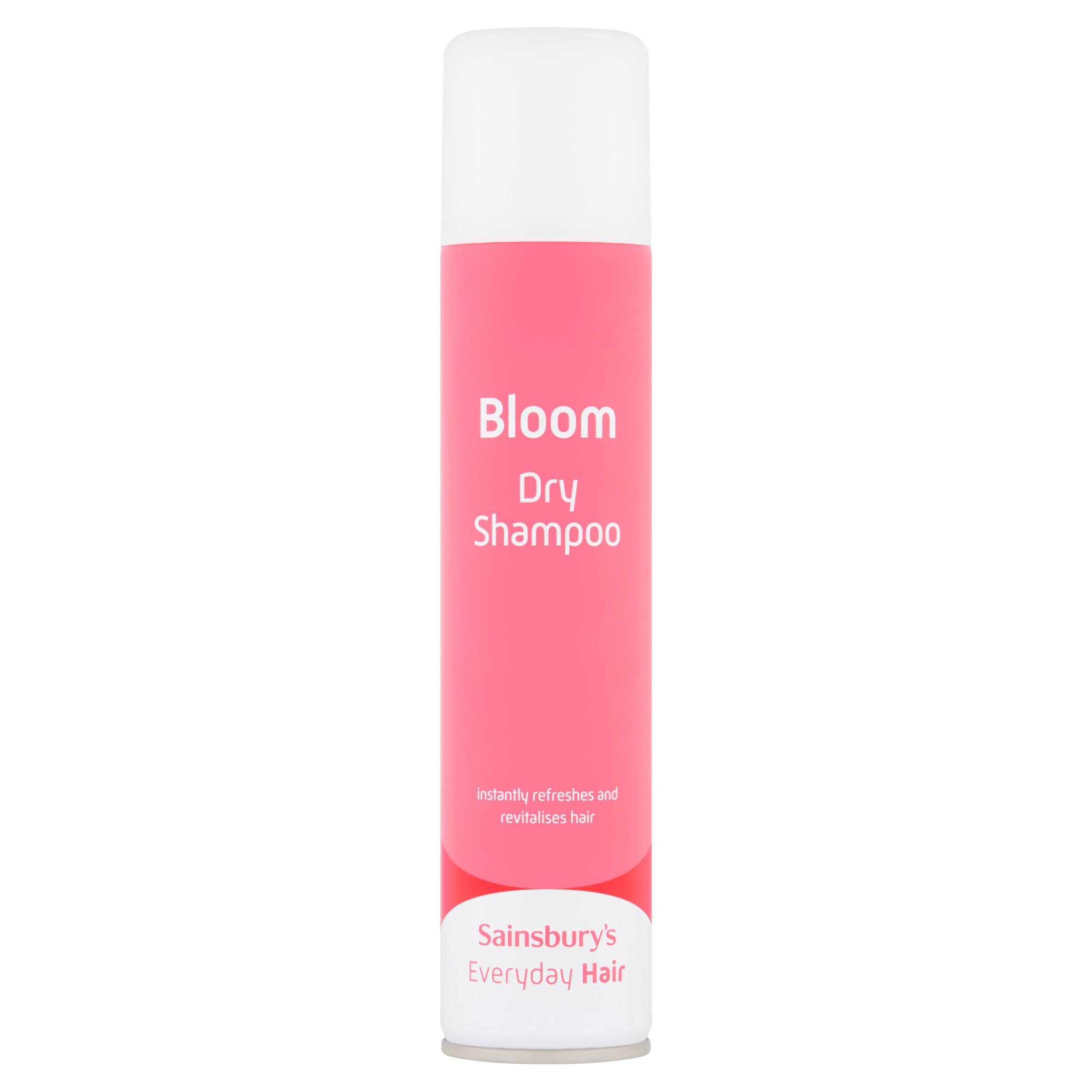 Sainsbury's Bloom dry shampoo 200ml aerosol, UK version