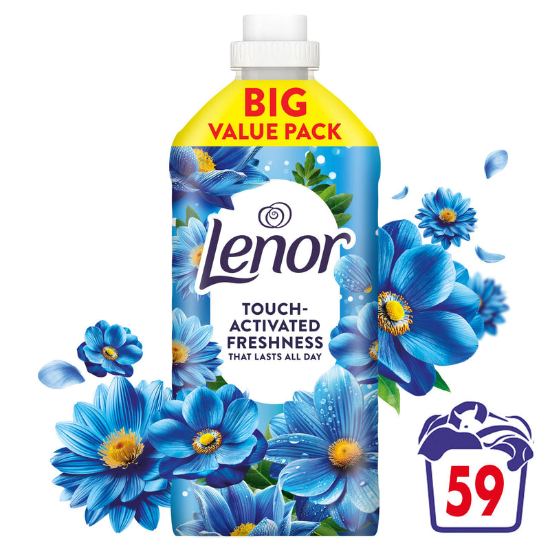 Lenor fabric conditioner Coastal Flowers Cypress 59 washes (British brand)