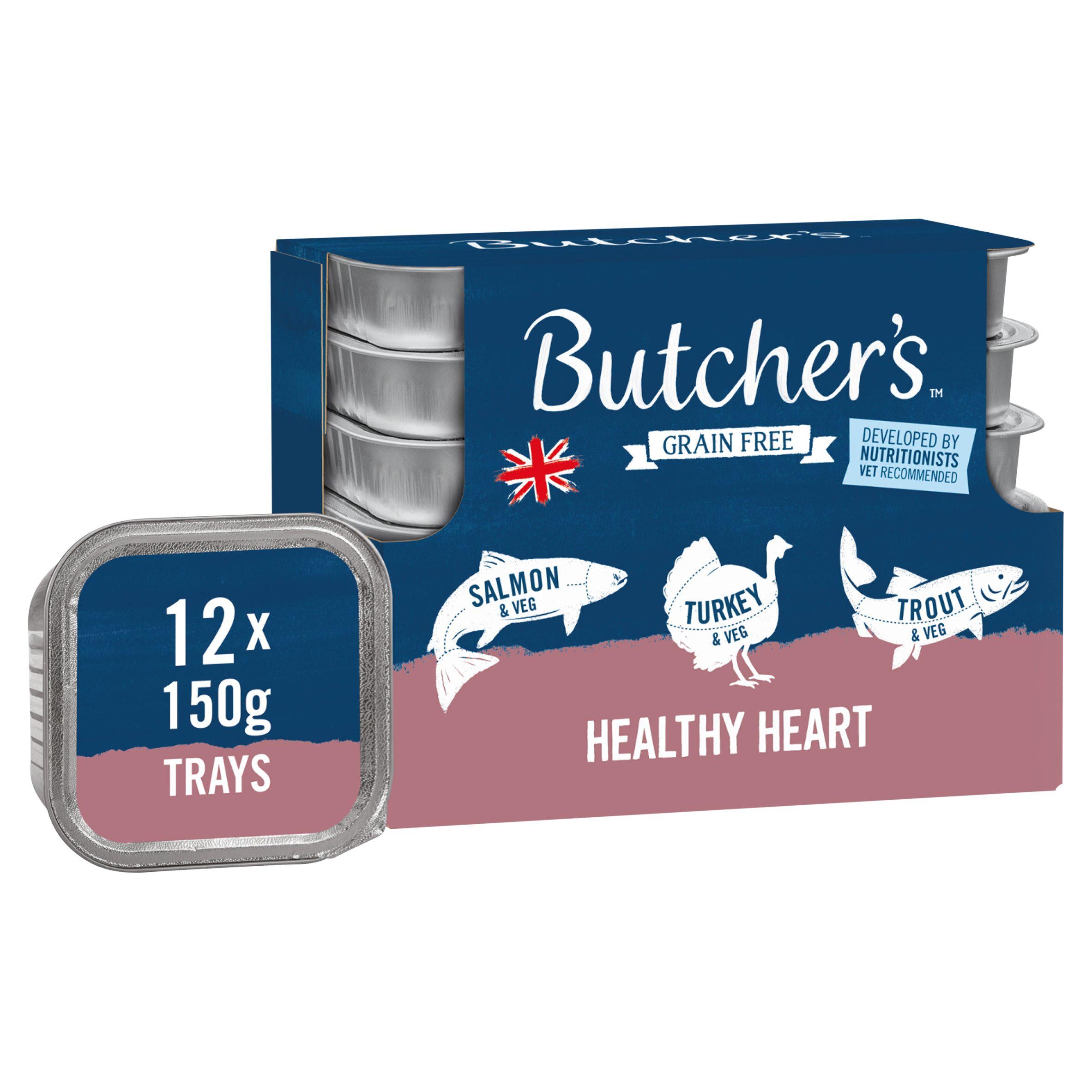 Butcher's Healthy Heart Dog Food Trays 12x150g GOODS Sainsburys   