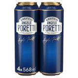 Angelo Poretti Italian lager 4x568ml cans, imported from the UK