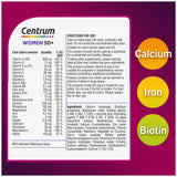 Centrum Women 50+ multivitamin tablets 30s - British product