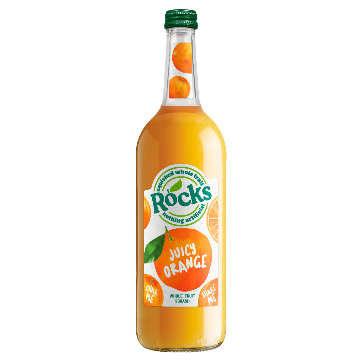 Rocks juicy oranges squash 740ml, UK version