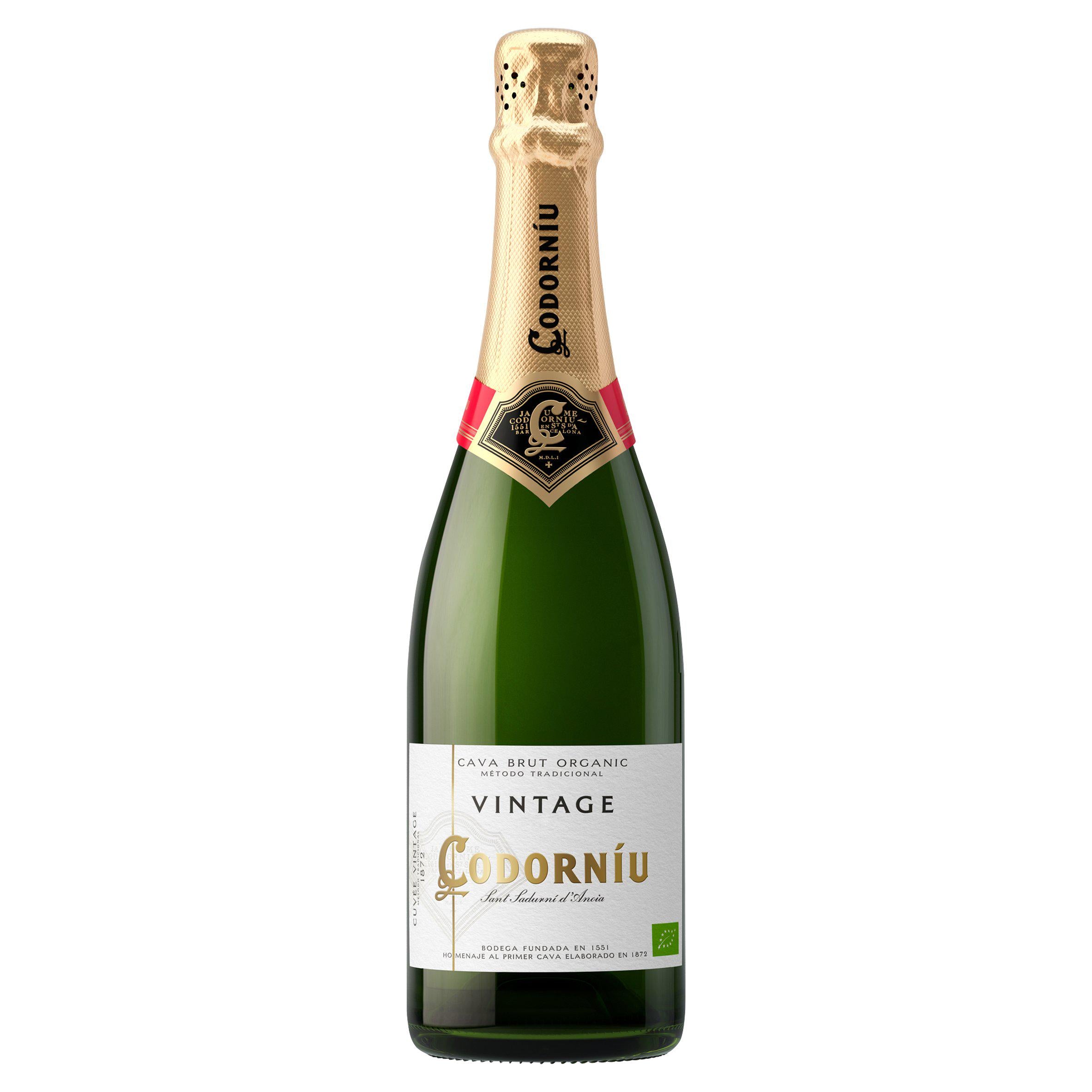 Codorniu Vintage Cava 75cl - British product