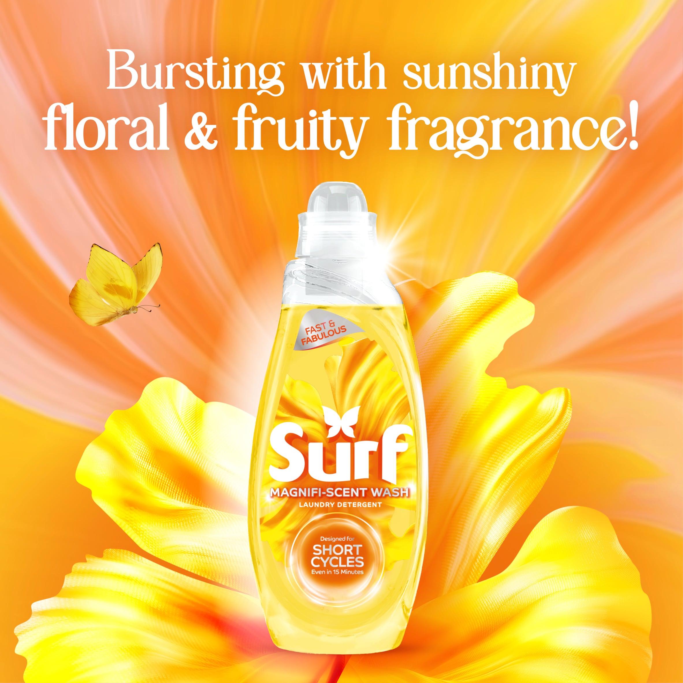 Surf Laundry Liquid Sunshine Blossom 837ml, imported from the UK