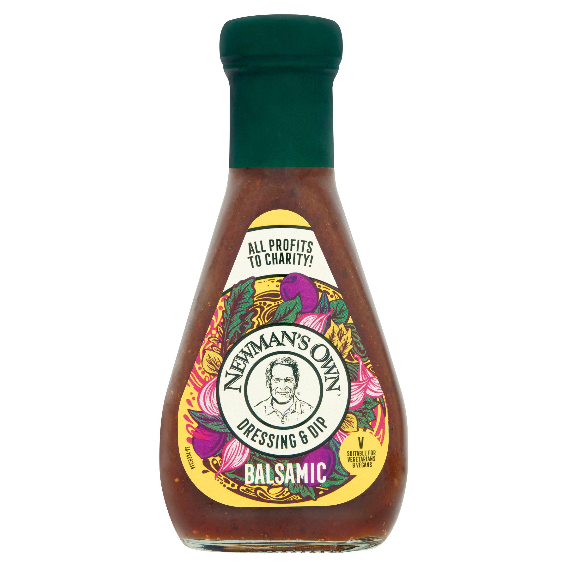 Newman's Own balsamic dressing 250ml bottle, UK version