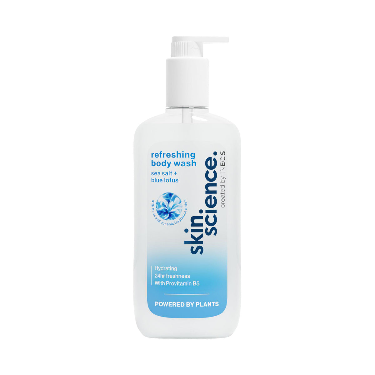 Ineos Skin Science Sea Salt Blue Lotus body wash 500ml, imported from the UK