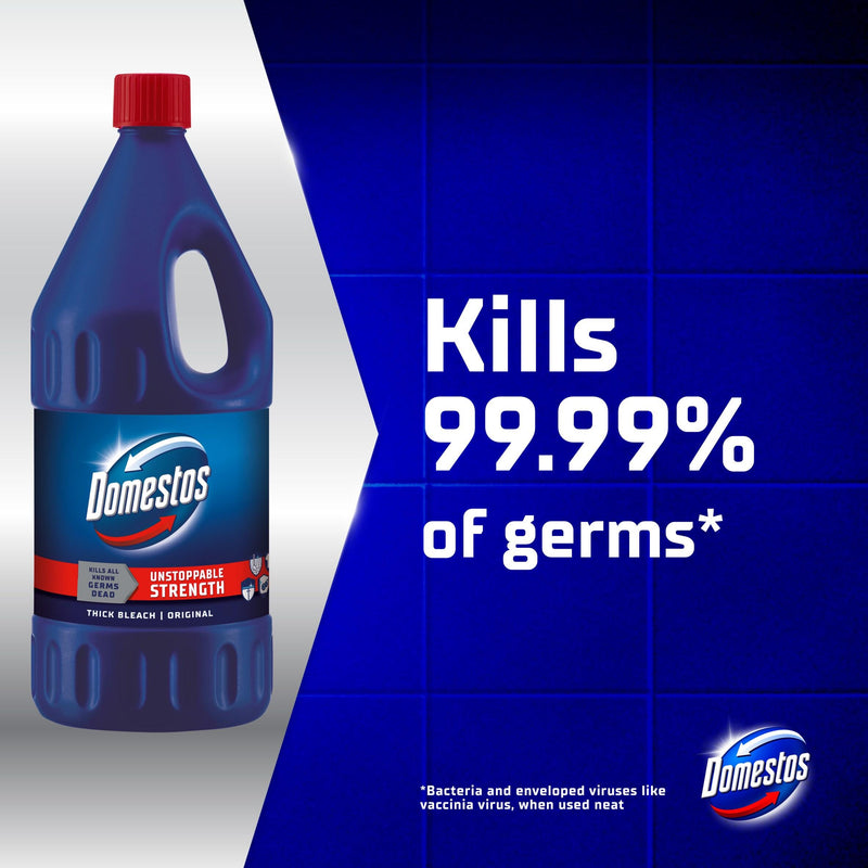 Domestos Original Thick Bleach 2L (British brand)